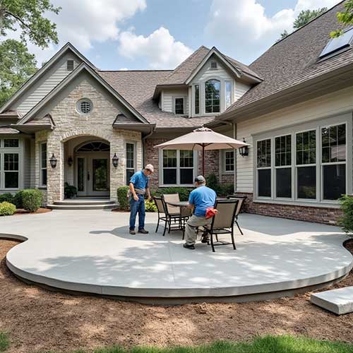 Concrete Patio Installation - Fort Worth Concrete Pros